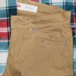 Levi's Men's 511 Slim Fit Khaki Chinos